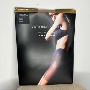 Victoria's Secret Size B 2000s Body By Victoria Long Line Control Top Pantyhose